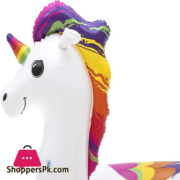 Bestway BW36159 Fantasy Unicorn Pool Float, Inflatable Rubber Ring for Kids and Adults