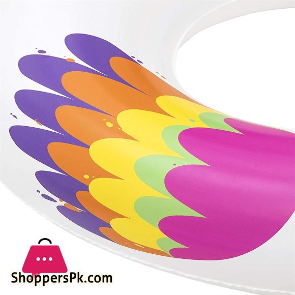 Bestway BW36159 Fantasy Unicorn Pool Float, Inflatable Rubber Ring for Kids and Adults