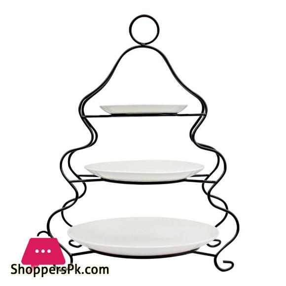 Brilliant Round 3-tier Serving Dishes Tiered Pastry Display Stand - BR0059