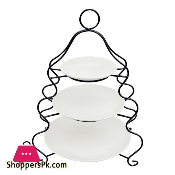 Brilliant Round 3-tier Serving Dishes Tiered Pastry Display Stand - BR0059