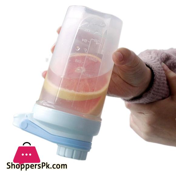 Creative Shake Bottle Plastic Sports Bottles Protein Powder Mixing Outdoor Water Bottle BPA FREE Shaker Bottle 500ML