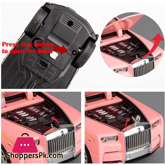 Diecast Alloy Rolls Royce Phantom Toy Pull Back Vehicles Diecast Model Car