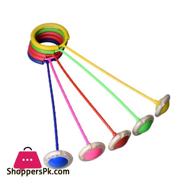 Flashing Jumping Ring Children Colorful Ankle Skip Jump Rod Sports Swing Ball For Kids