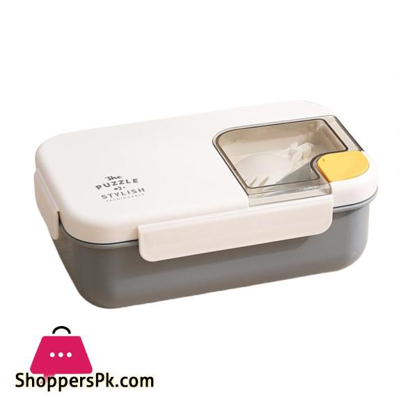 Food Grade Plastic Microwaveable Lunch Box Children Adults Portable Food Storage Box Office School Bags