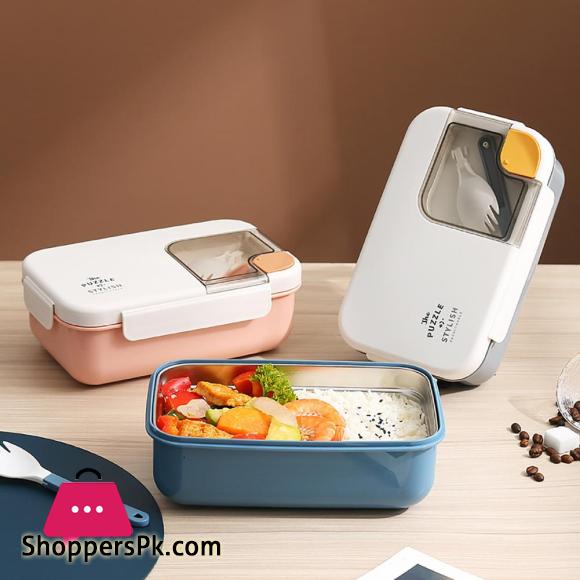Food Grade Plastic Microwaveable Lunch Box Children Adults Portable Food Storage Box Office School Bags