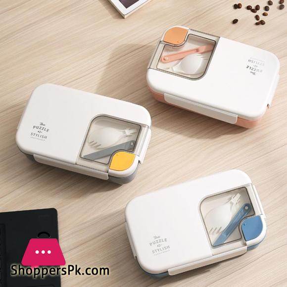 Food Grade Plastic Microwaveable Lunch Box Children Adults Portable Food Storage Box Office School Bags