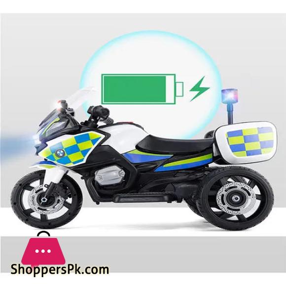 Kids Electric Ride on Bike Police Bike For 1 - 3 Years