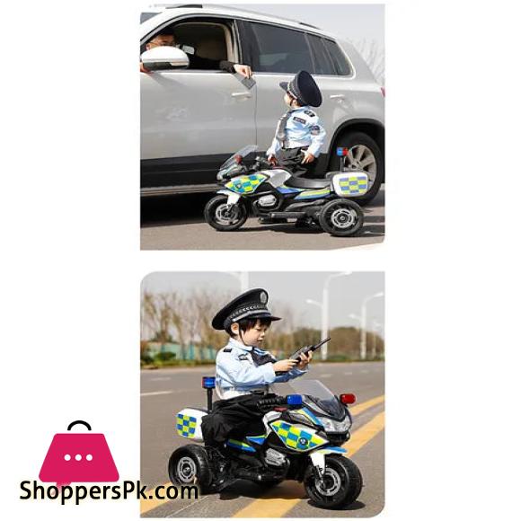 Kids Electric Ride on Bike Police Bike For 1 - 3 Years