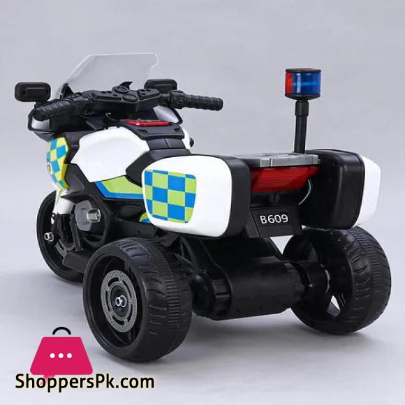 Kids Electric Ride on Bike Police Bike For 1 - 3 Years