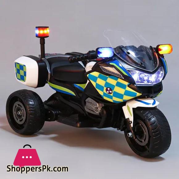 Kids Electric Ride on Bike Police Bike For 1 - 3 Years