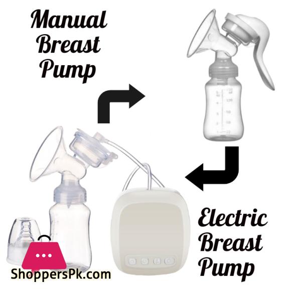MICROCOMPUTER ELECTRIC MILK PUMP WITH FEEDING BOTTLE