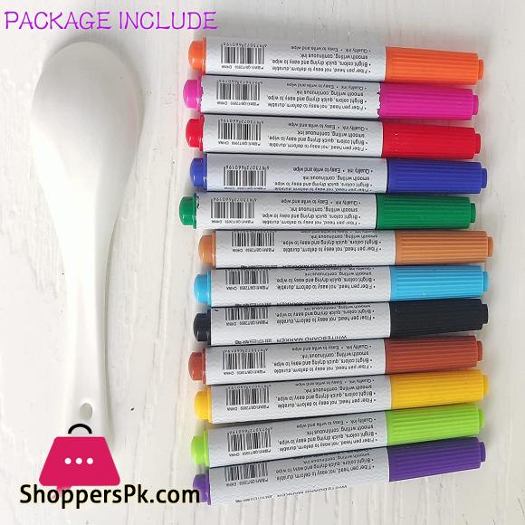 Magical Water Painting Pen, Magic Doodle Drawing Pens 12 Colors Set Painting Floating Marker Pens Doodle Water Floating Pens with 1pcs Ceramic Spoon for Kids Adult Gift (12 Colors)
