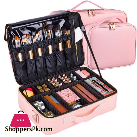 Organizer Makeup Storage Box Large capacity Waterproof Makeup Bag Jewelry Organizer Makeup Box Travel Beauty Nail Cosmetic Case