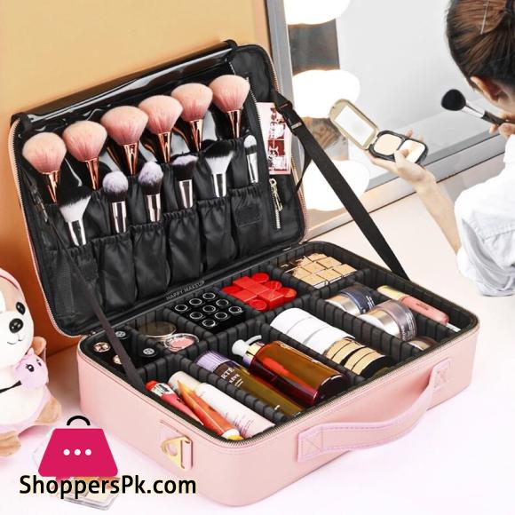 Organizer Makeup Storage Box Large capacity Waterproof Makeup Bag Jewelry Organizer Makeup Box Travel Beauty Nail Cosmetic Case