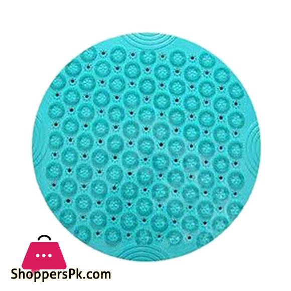 Round Pvc e Bathroom Mat Hydrophobic Suction Cup Mat Bathroom Mage Mat 53 x 53 CM