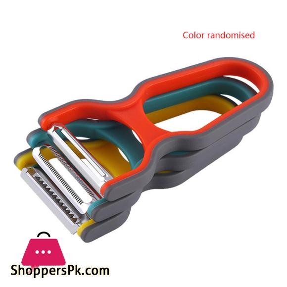 Shengya Vegetable Peeler 3 Pcs Set Slicer Shredder Peeler Magic Trio Peeler Set Pack of 3