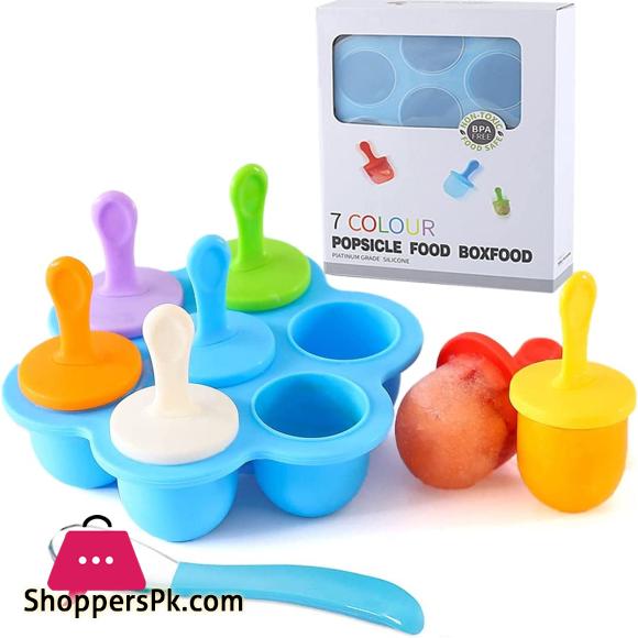 Silicone Popsicle Molds Ice Pop Molds Storage Container for Homemade Food Kids Ice Cream DIY Pop Molds - BPA Free