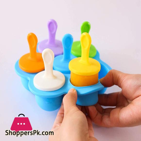 Silicone Popsicle Molds Ice Pop Molds Storage Container for Homemade Food Kids Ice Cream DIY Pop Molds - BPA Free