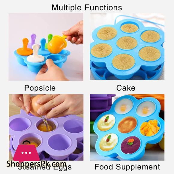 Silicone Popsicle Molds Ice Pop Molds Storage Container for Homemade Food Kids Ice Cream DIY Pop Molds - BPA Free