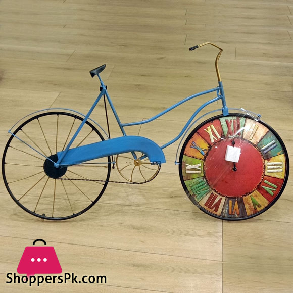 American Retro Bedroom Wall Clock Bicycle Personality Decorative Mural Decorations Home Decoration Accessories Housewarming Gift