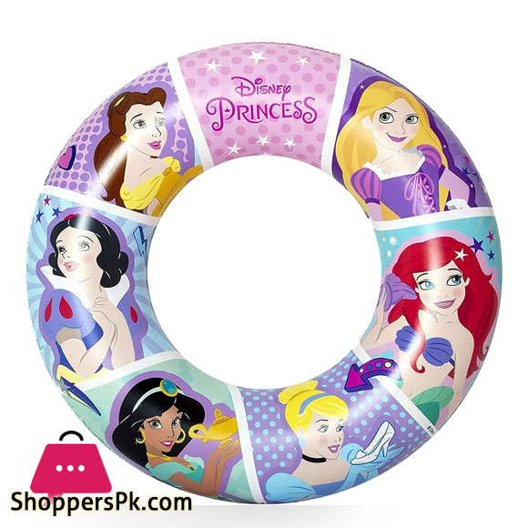 Bestway Disney Princess Inflatable Swim Ring for child 22 Inch 56 cm 3 to 6 Years -