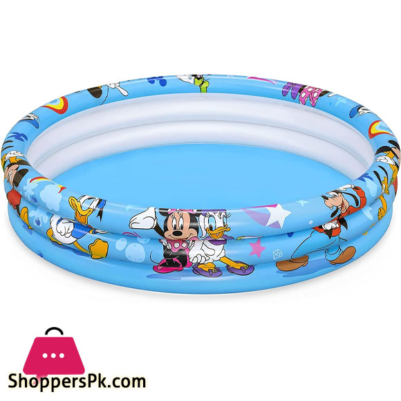 Bestway Inflatable Disney Characters Kiddie Pool 48 x 10 Inch - 91007