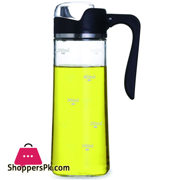 Brilliant Glassware Oil & Vinegar Bottle Black - 500 ml - BR0226