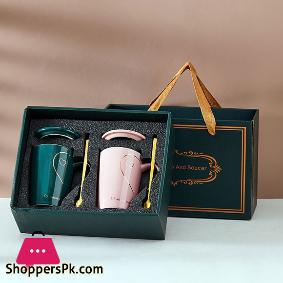 Couple Cup Ceramic Mugs Coffee Love Heart Mug Creative Valentines Day Wedding Birthday Gift