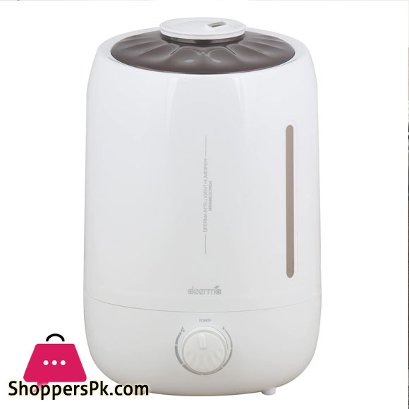 Deerma F600 Ultrasonic Humidifier Manual Air Purifier Rotatable Mist Nozzle Quiet Operation with Activated Carbon Filter for Home & Office (5L)