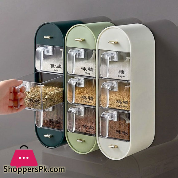 Kitchen Organizer Wall-Mounted Seasoning Station
