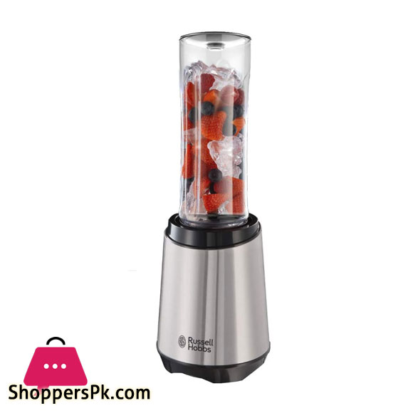 Russell Hobbs Mix & Go Steel Blender Stand Mixer Smoothie Maker Stainless Steel