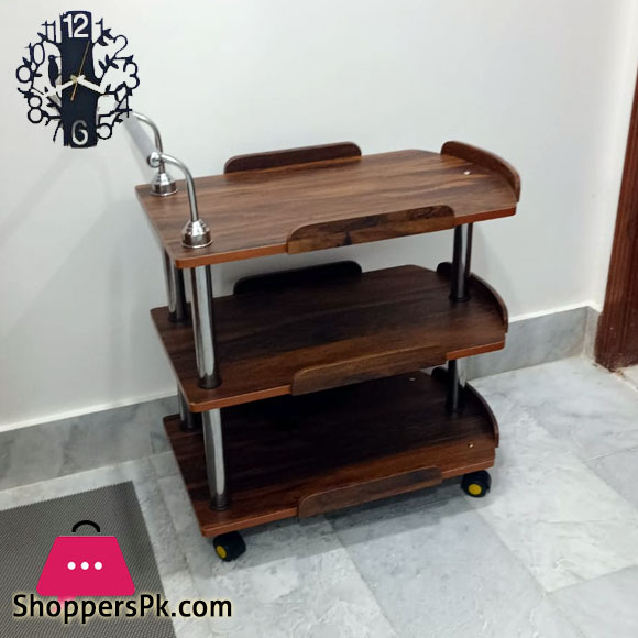 Tea Trolley Plain Full Wooden