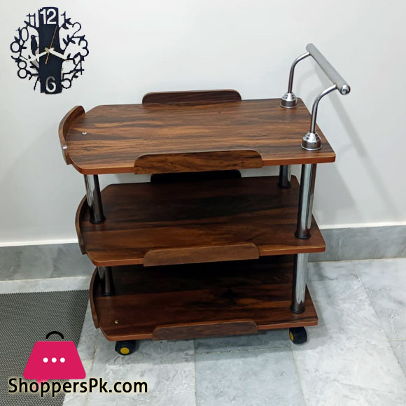 Tea Trolley Plain Full Wooden