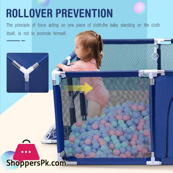 Baby Playpens Children Safety Fence Child Safety Barriers Portable Oxford Cloth Game Tent Newborn Travel Basketball Hoop