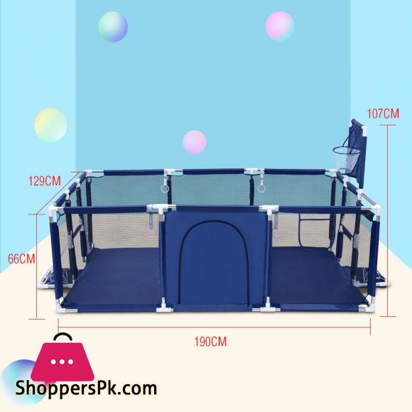 Baby Playpens Children Safety Fence Child Safety Barriers Portable Oxford Cloth Game Tent Newborn Travel Basketball Hoop