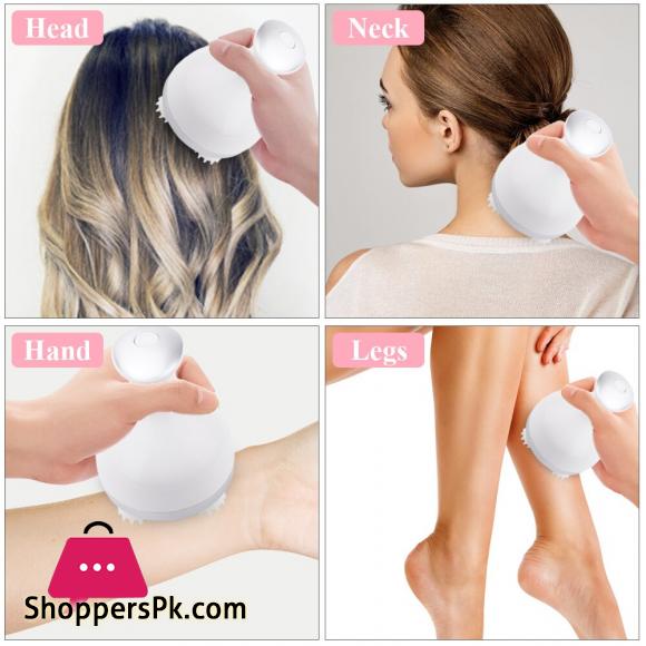 Electric Head Massager Cat Paw Massager Roller Body Relax Massage Household Handheld Wireless Massage Claw for Head Arms Legs
