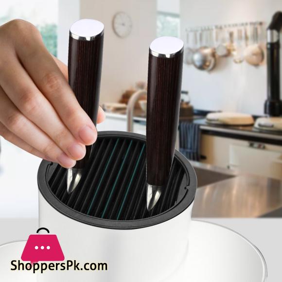 Knife holder Multi-Function Utensil stand Knife Block PP Flatware Drainer Storage Box Spoon Fork Kitchen Organizer Rack