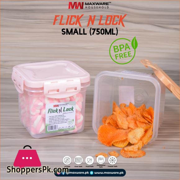 Maxware Household Flick N Lock Small 750 ml