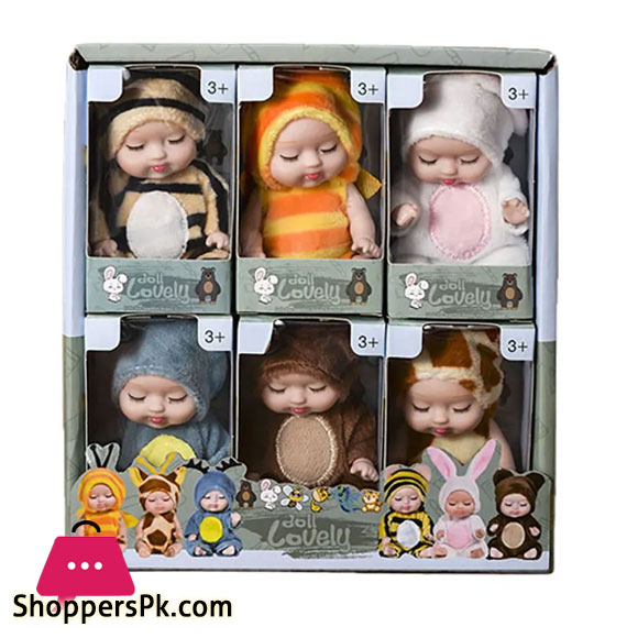 Baby Sleeping Dolls Cute Realistic Eyes Closed Reborn Baby Doll with Clothes Suit Accessories Birthday Gift for Girls