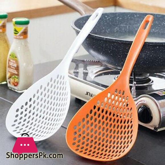 Imperial Durable Scoop Colander Strainer Spoon Plastic Water Scoop Colander For Cooking Baking Dumplings