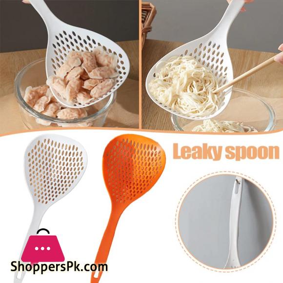 Imperial Durable Scoop Colander Strainer Spoon Plastic Water Scoop Colander For Cooking Baking Dumplings