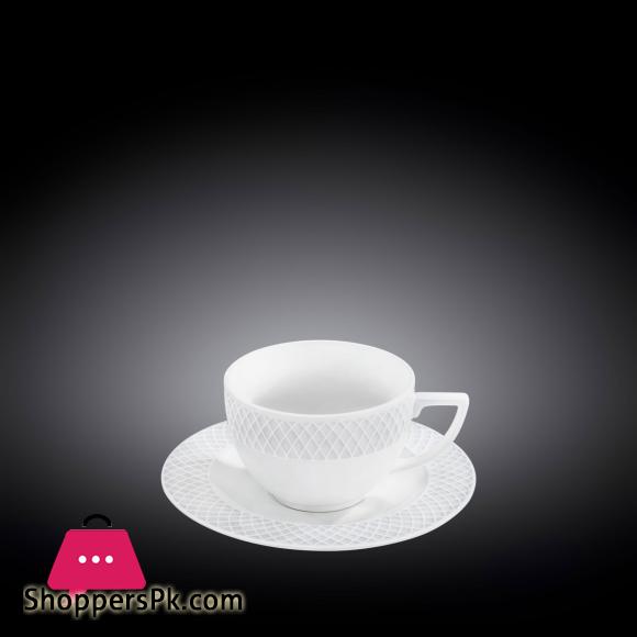 Wilmax Cappuccino Cup and Saucer WL-880106