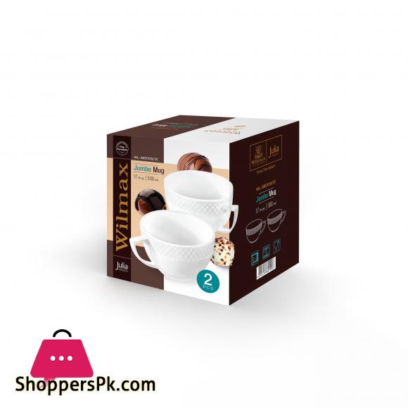 Wilmax Jumbo Mug 500ml Set of 2 WL-880109