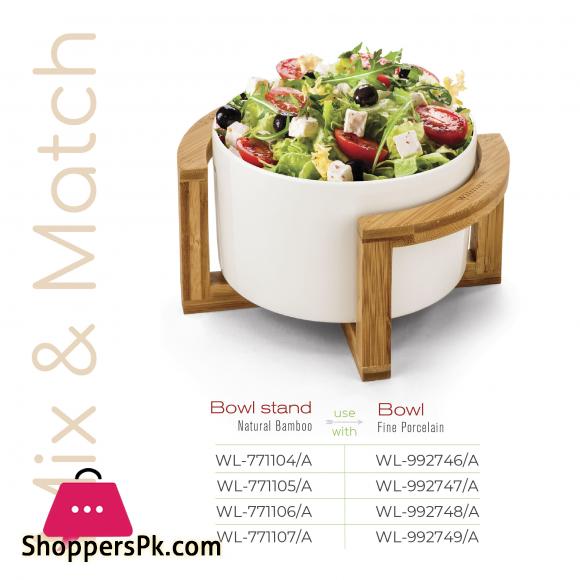 Wilmax Natural Bamboo Bowl Stand - WL-771104/A