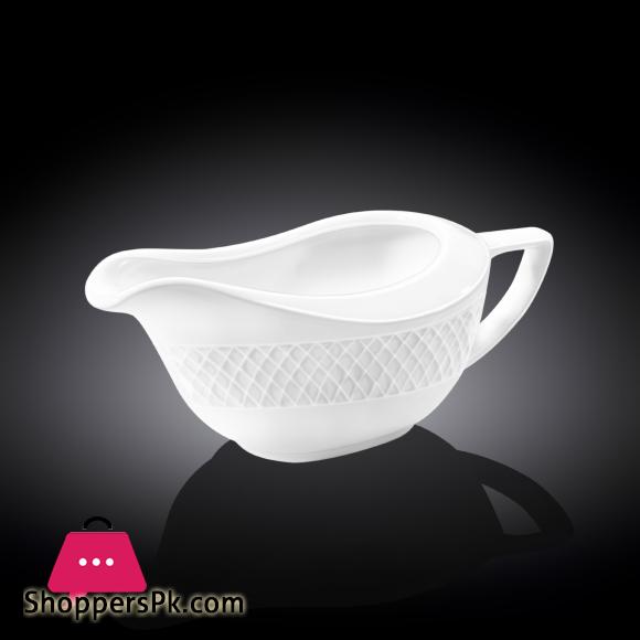 Wilmax Porcelain Sauce Boat 230ml WL-880123