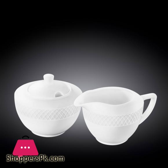 Wilmax Sugar Bowl anad Creamer Set WL-880112-2C