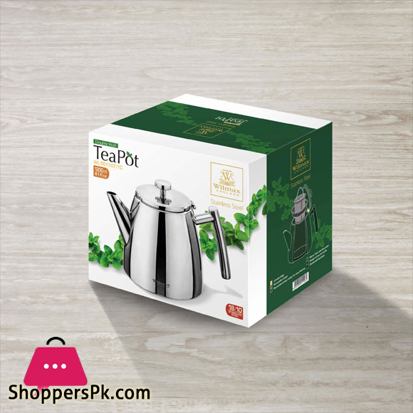 Wilmax Stainless Steel Double Wall Tea Pot 1200ML - WL-551107