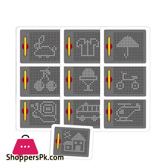 Magnetic Free Hand Writing Pad with Pattern Cards – 748 Balls