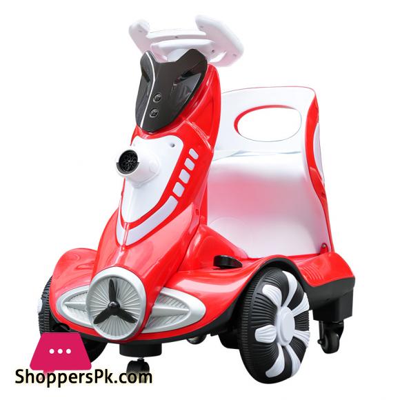 New Childrens Electric Drift Rotating Car Bubble Machine Balancing Car Remote Control Indoor Rotating Car Dual Drive Can Sit
