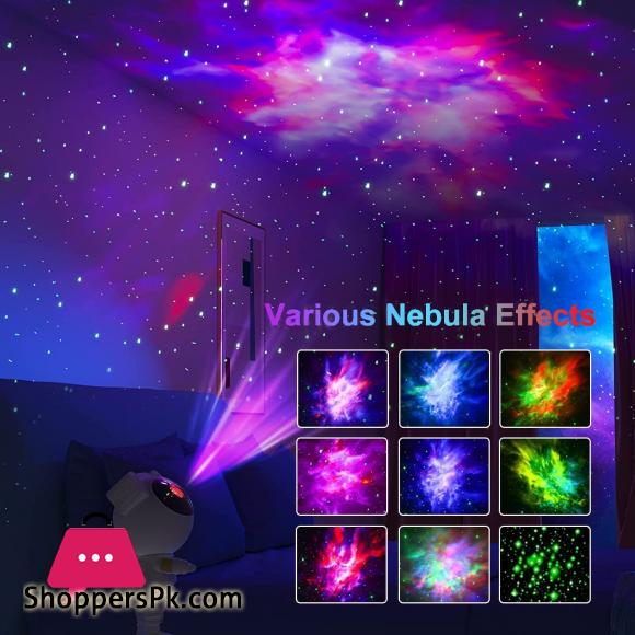 Star Astronaut Projector Galaxy Light Projector for Bedroom Starry Night Light Projector with Timer Ocean Wave Projector for Kids Adults Ceiling Room Decor